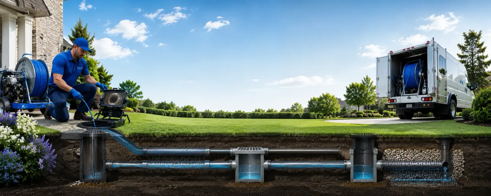 Outdoor drain cleaning information for Starlight, PA